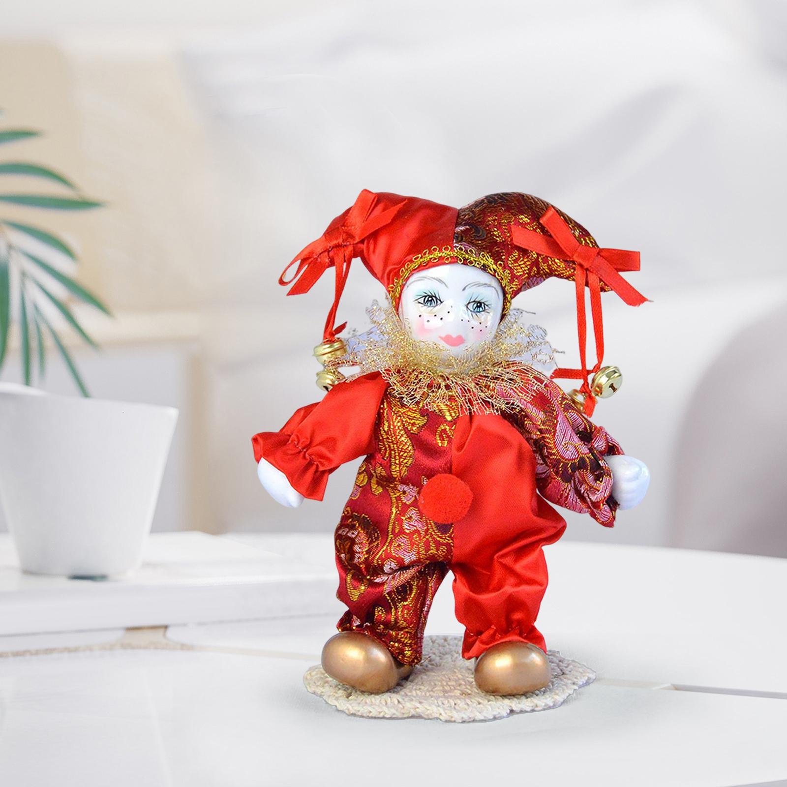 Vintage Collectible Clowns - Boneca arlequim vintage, boneca antiga, bonecas