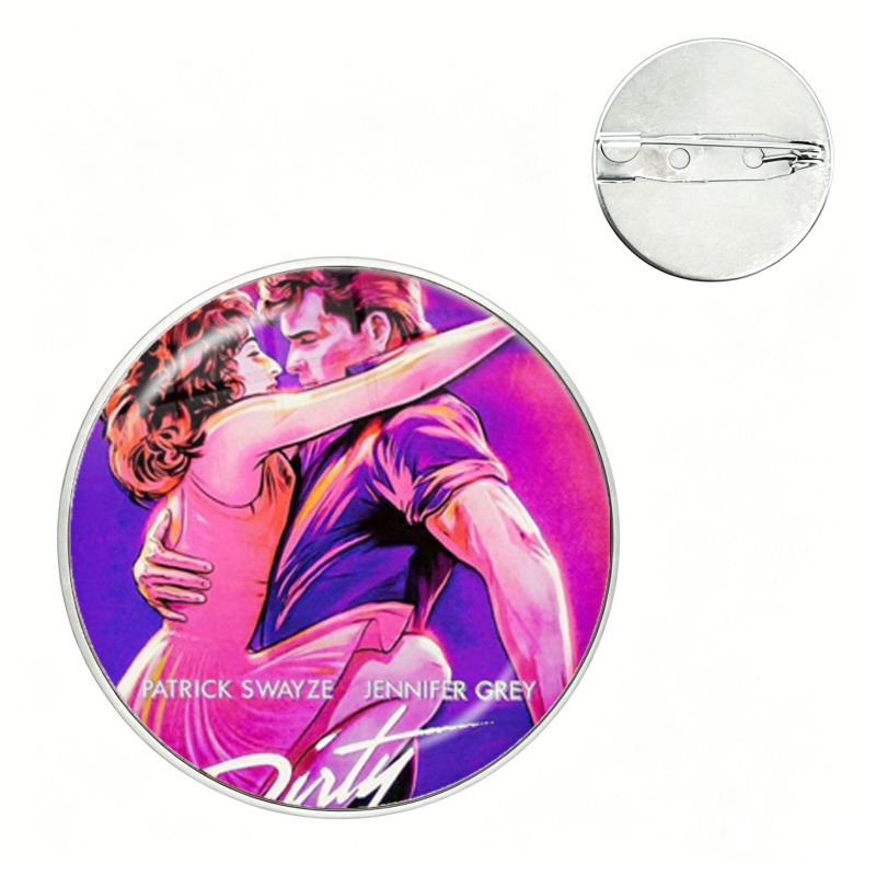 Vintage Collectible Glass - Broche de Vidro Vintage com Tema