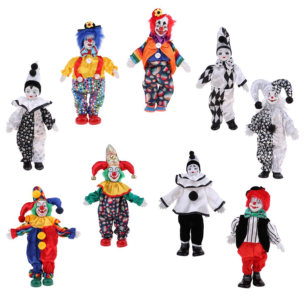 Bonecos de Palhaço de Porcelan - Vintage Collectible Clowns avaliação e preço