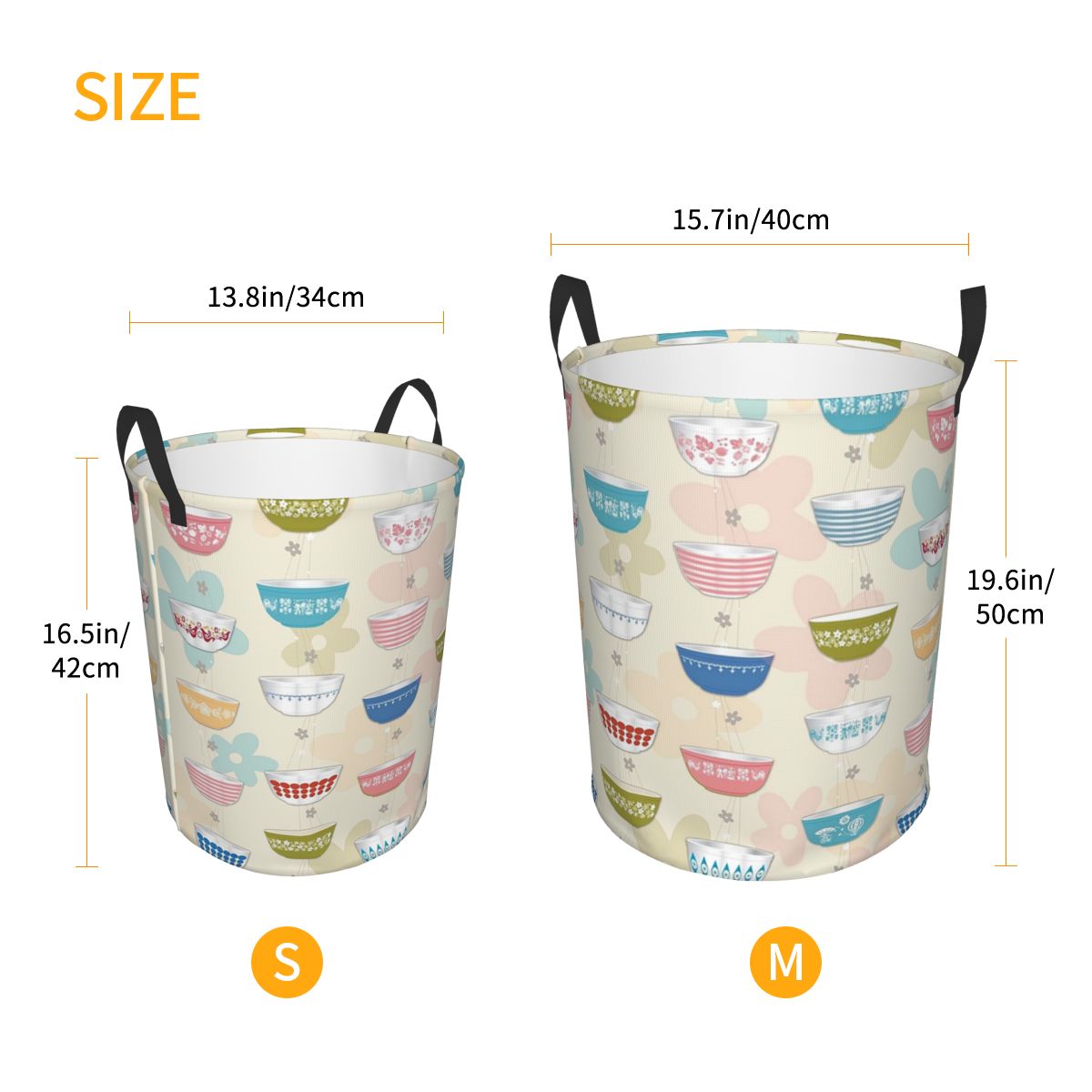 Cesto de Roupa Suja Dobrável V - Vintage Collectible Pyrex avaliação e preço